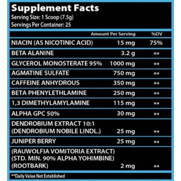 FIRSTCHOICE SUPPLEMENTS - SVG115 PRE WORKOUT 187 G FIRSTCHOICE SUPPLEMENTS